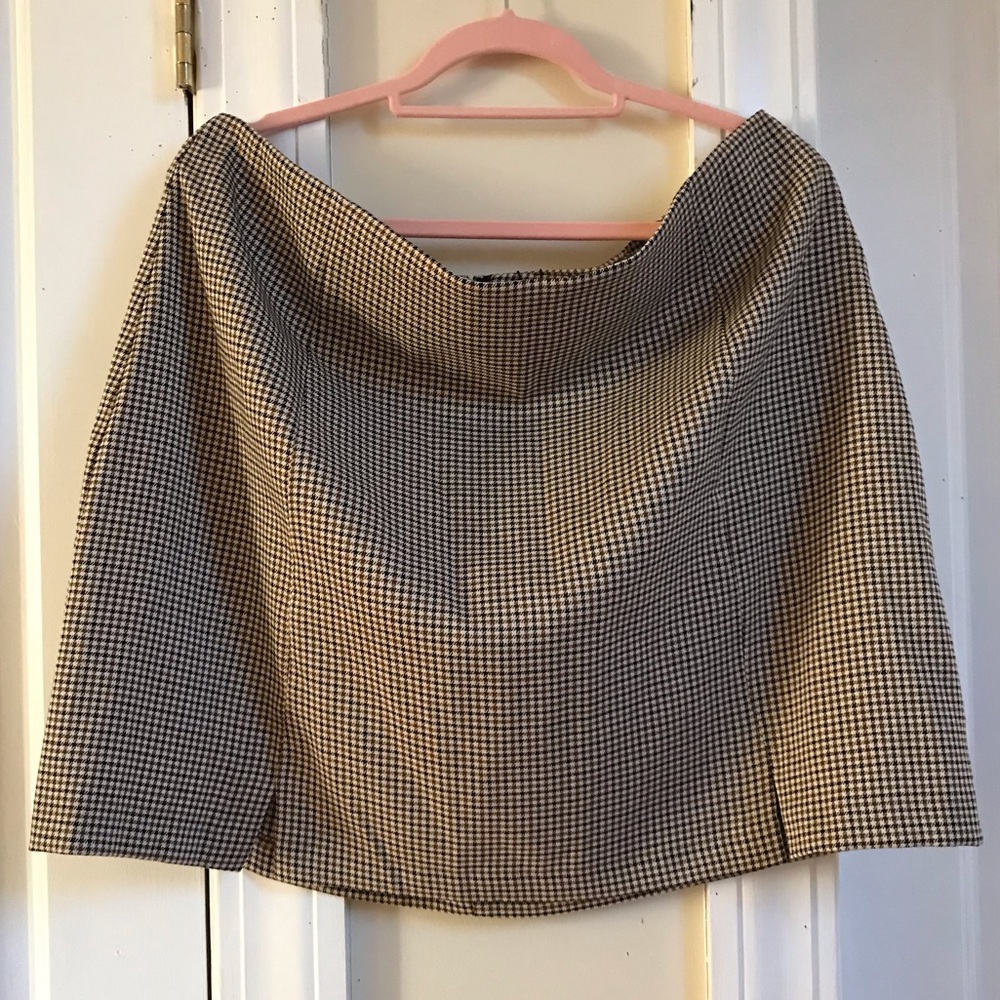 PRIMARK Plaid A-line Miniskirt
